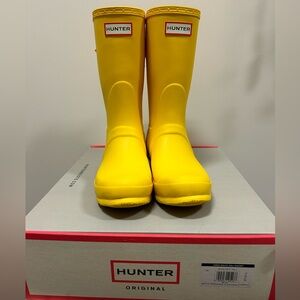 Hunter Original Back Adjustable Short Rain Boot - yellow
